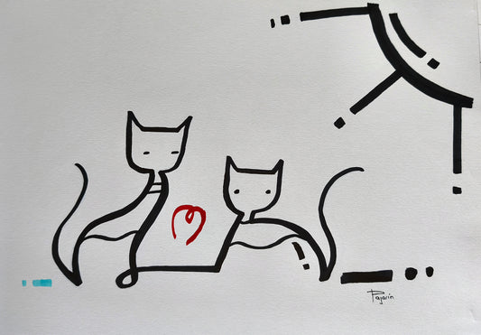 Gatos verano 45x50