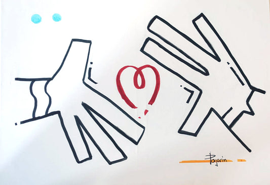 Amistad Lienzo 50x70